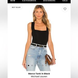 Marco Tank in Black
Michael Lauren